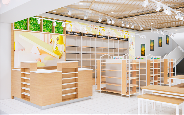 母婴店货架