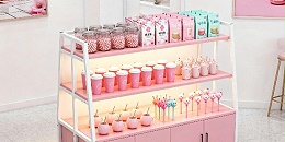 靠谱的奶茶店展示架厂家